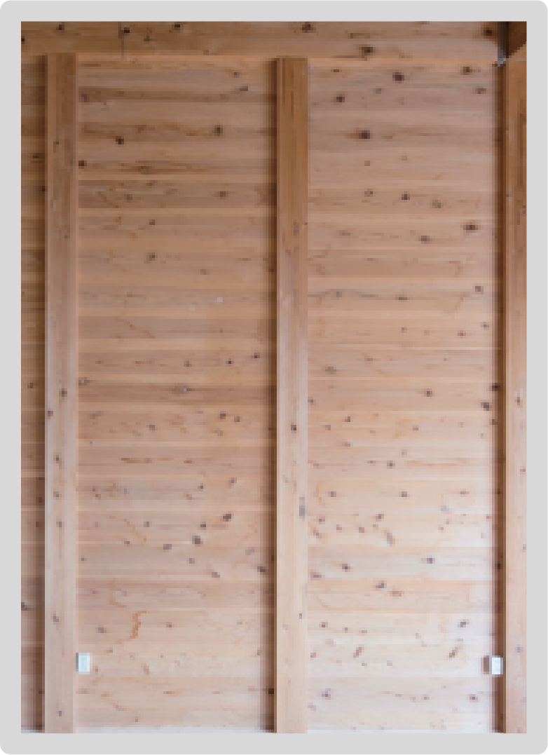 落とし込み板現し（内側）